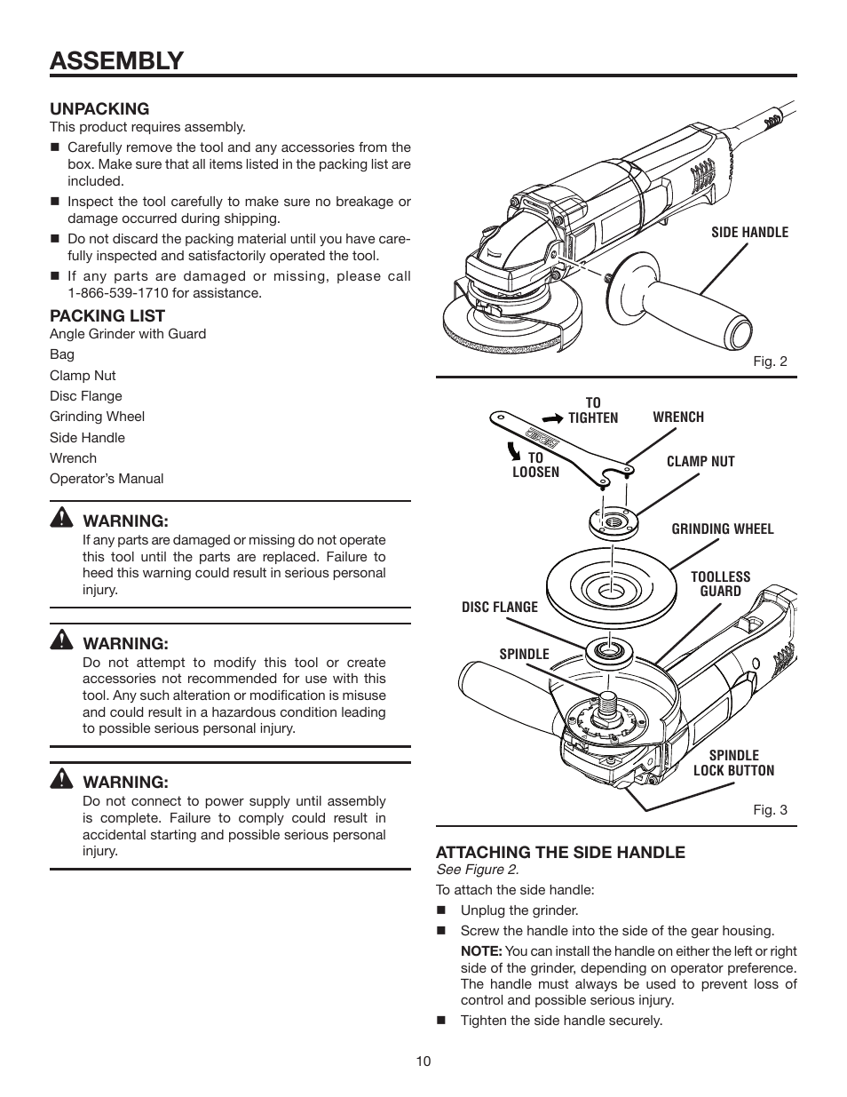 Assembly | RIDGID R1001 User Manual | Page 10 / 16