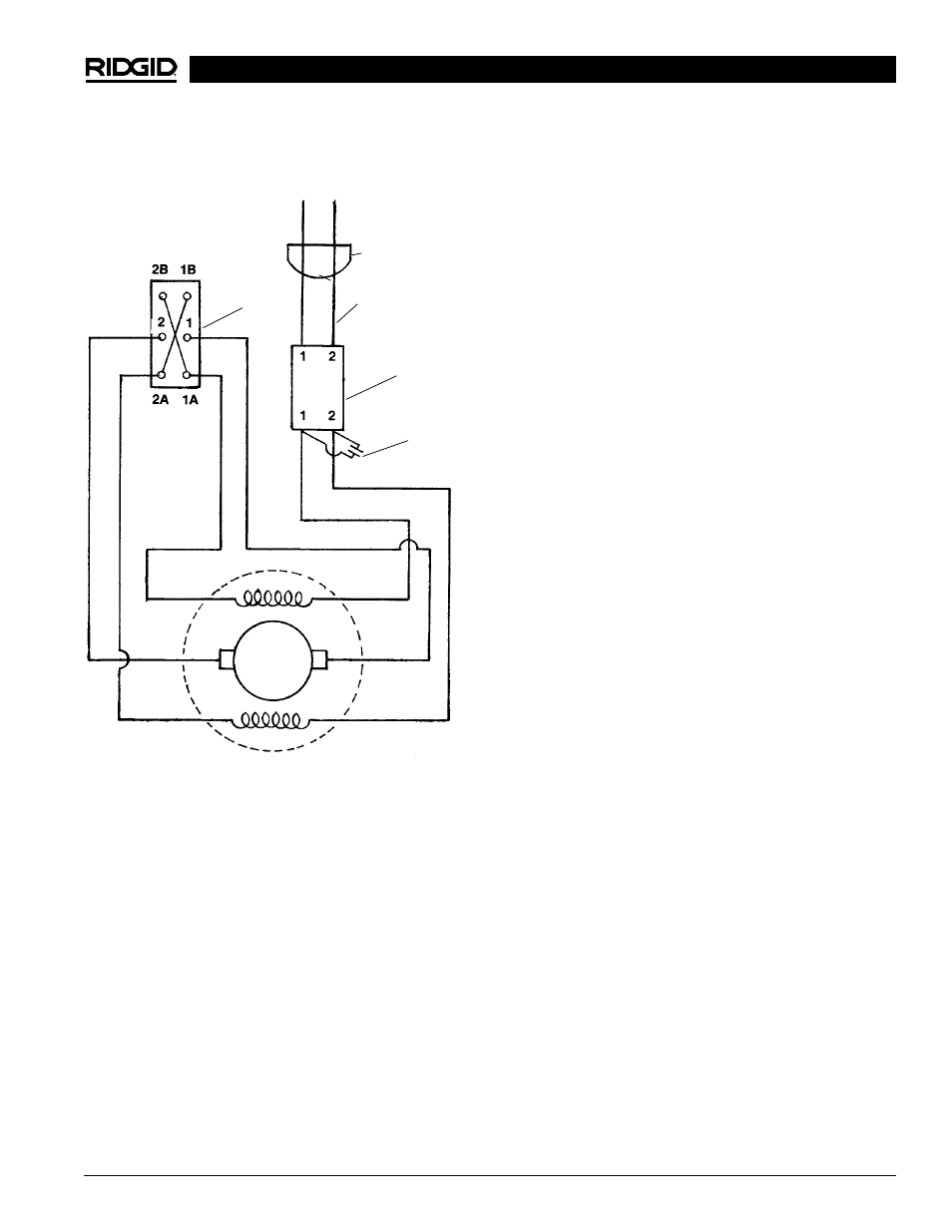 Schéma électrique | RIDGID 690 User Manual | Page 23 / 37