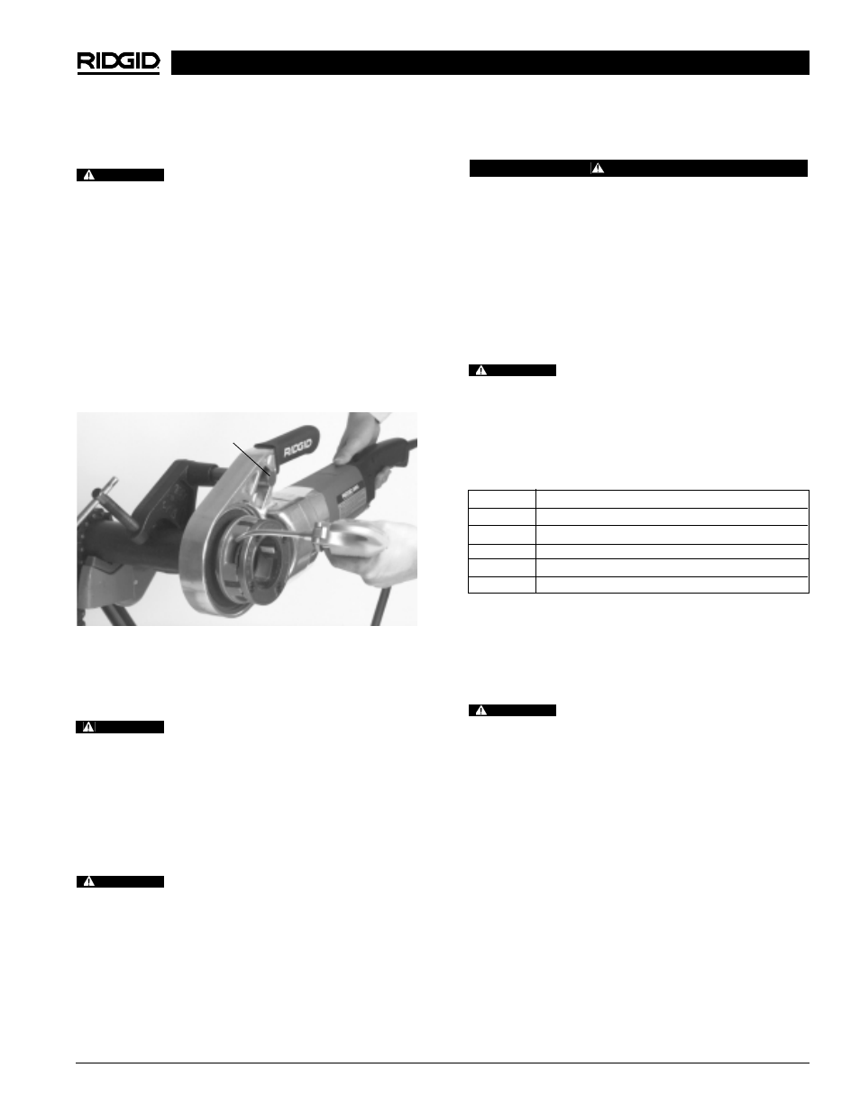Maintenance instructions, Accessories, Tool storage | RIDGID 690 User Manual | Page 9 / 37