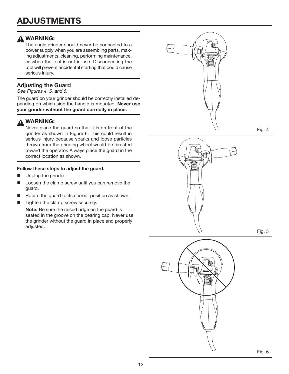 Adjustments | RIDGID R1000 User Manual | Page 12 / 20