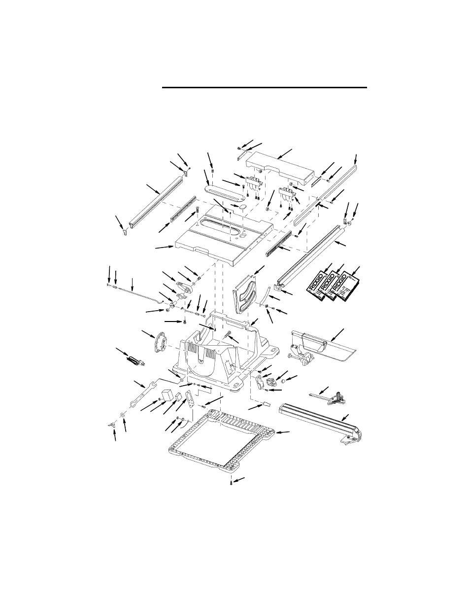 Repair parts | RIDGID TS 2400 User Manual | Page 58 / 68