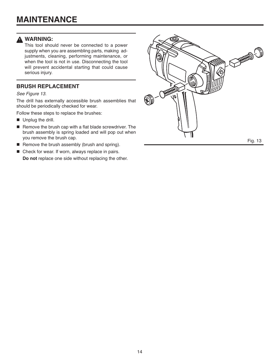 Maintenance | RIDGID R7120 User Manual | Page 14 / 18