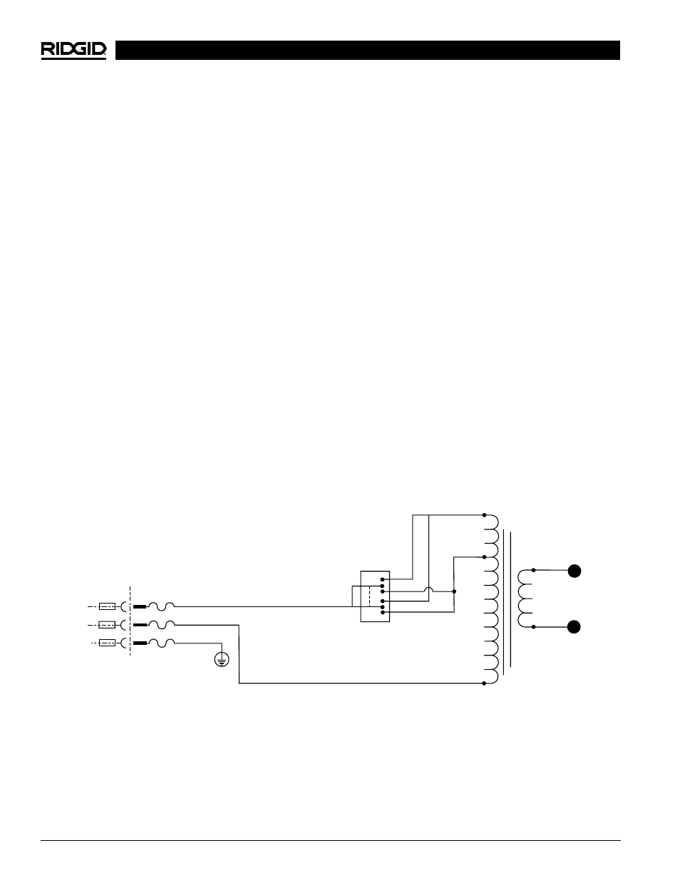 Schéma électrique | RIDGID RT-175 User Manual | Page 20 / 31