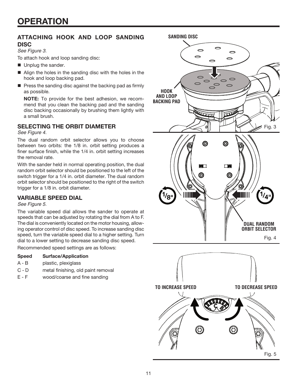 Operation | RIDGID R2611 User Manual | Page 11 / 16