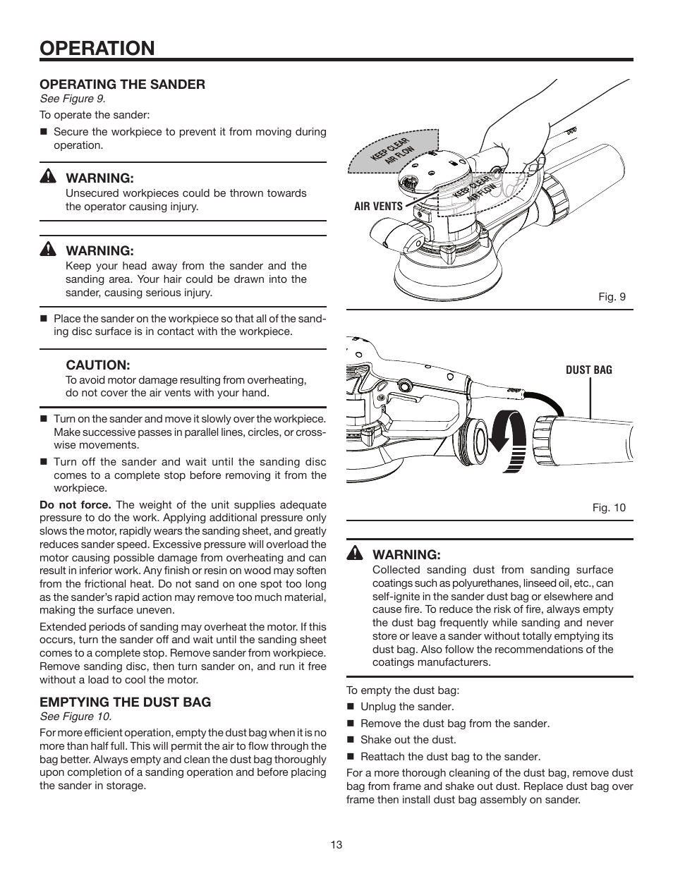 Operation | RIDGID R2611 User Manual | Page 13 / 16