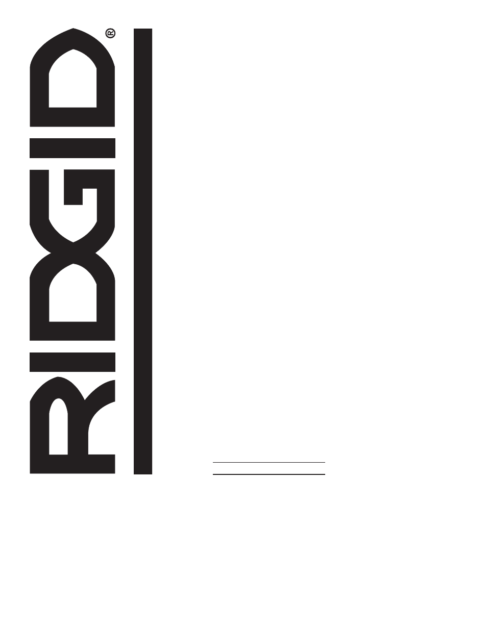 Operator’s manual, 1/2 in. 18 volt hammer drill | RIDGID R841150 User Manual | Page 22 / 22