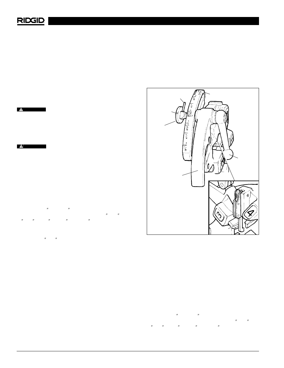 Removing pipe from the threading machine | RIDGID 1822-I User Manual | Page 14 / 79