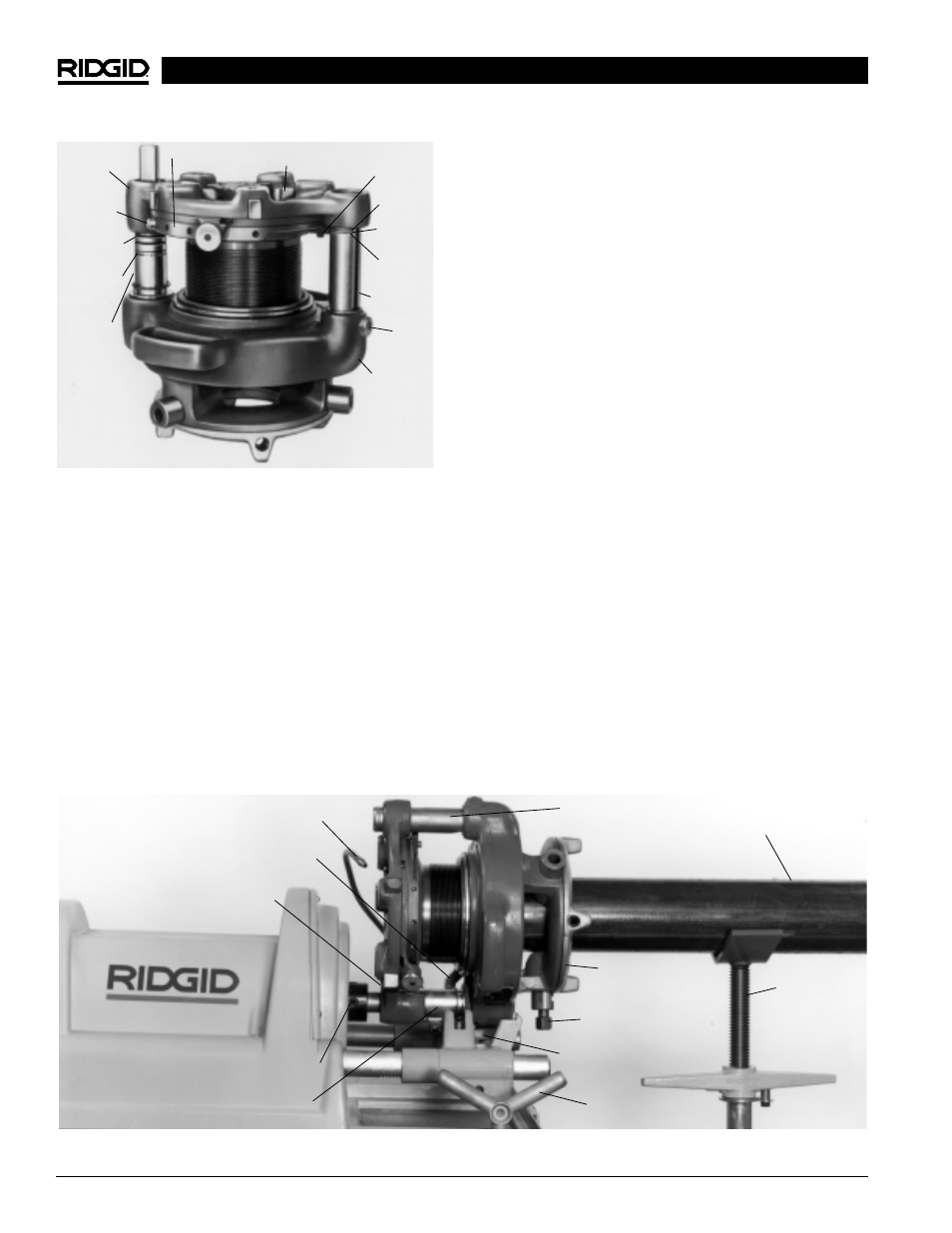 Remplacement des filières, Utilisation de la fileteuse démultipliée n° 141 | RIDGID 1822-I User Manual | Page 44 / 79