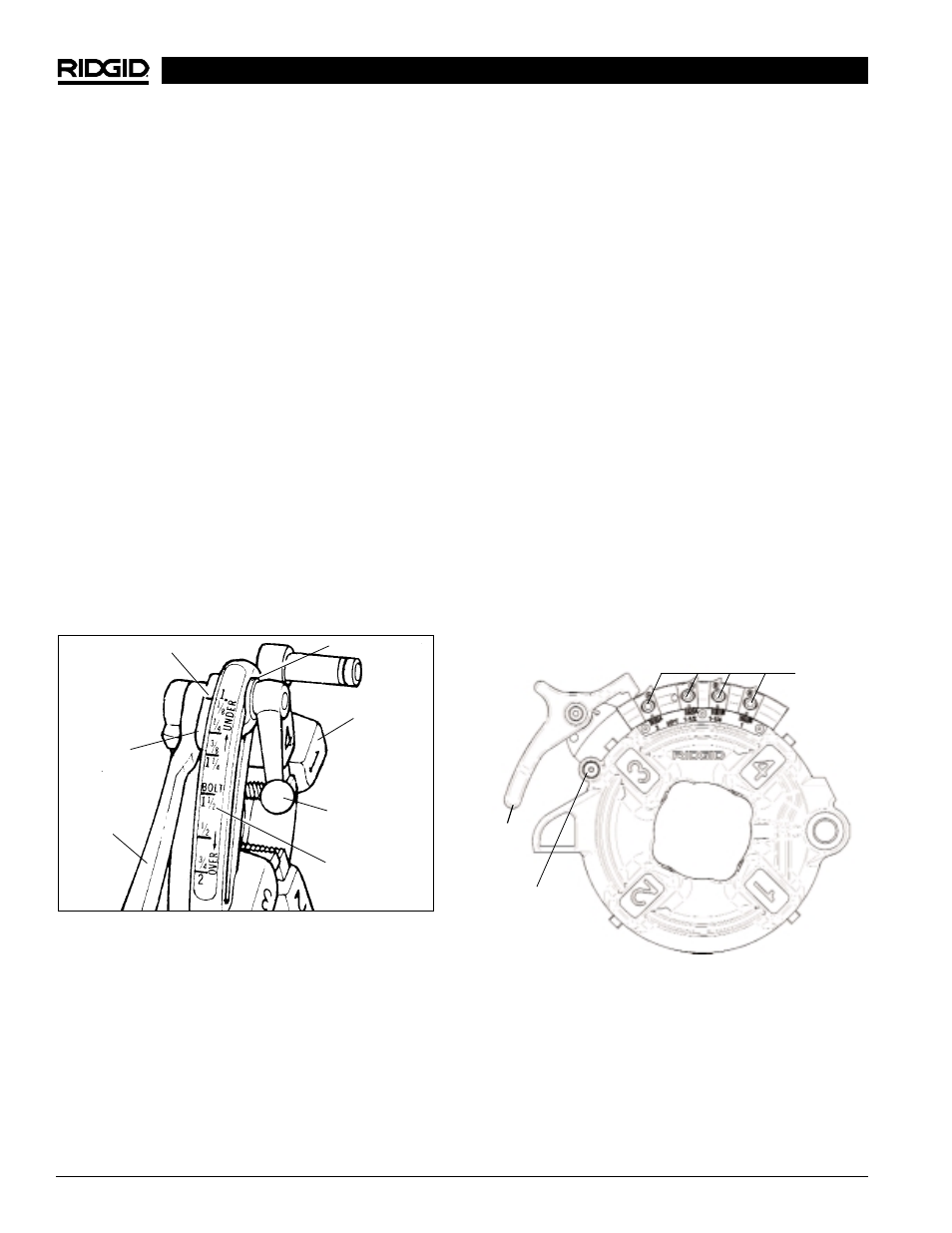 Verificación de la longitud de la rosca | RIDGID 1822-I User Manual | Page 68 / 79