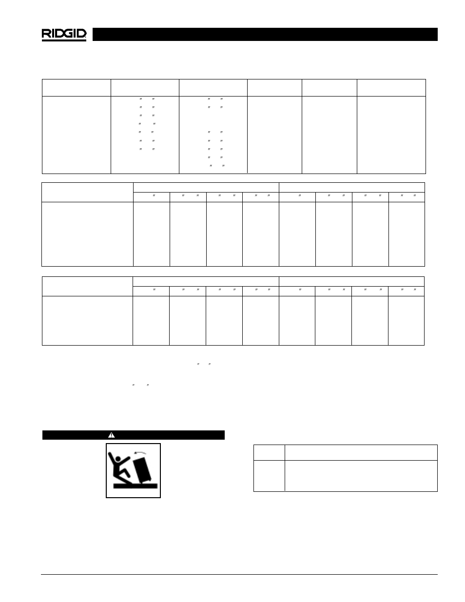 Machine assembly, Machine stands, Mounting machine to universal stands | Die heads and dies | RIDGID 1822-I User Manual | Page 7 / 79