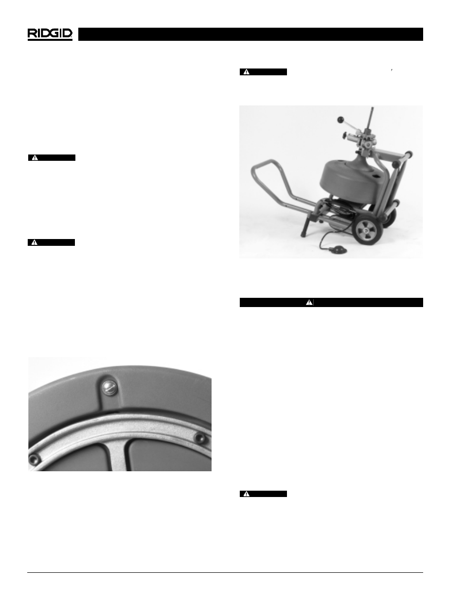 RIDGID K6200 User Manual | Page 12 / 55