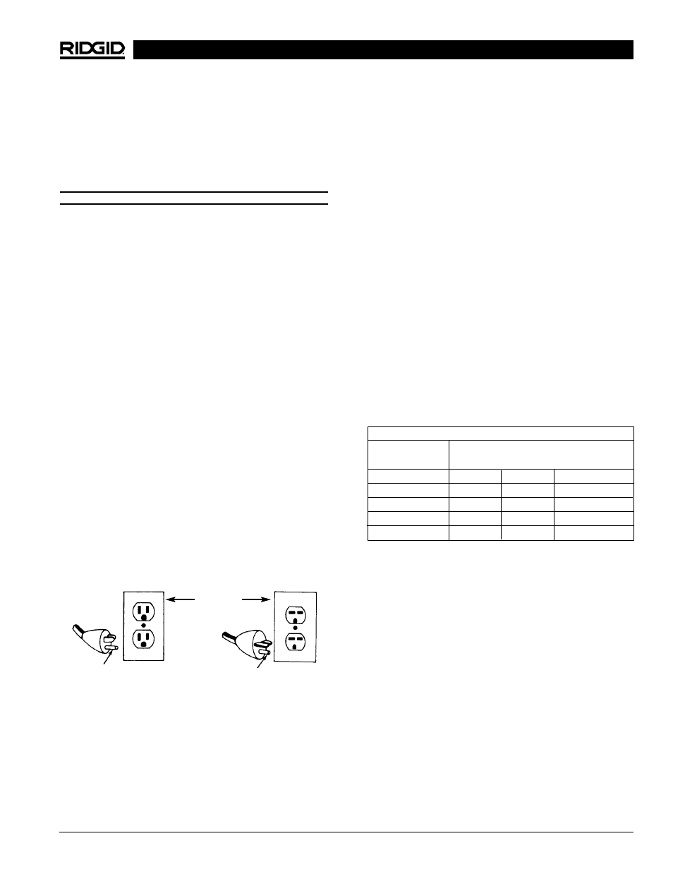 Consignes générales de sécurité | RIDGID K6200 User Manual | Page 19 / 55
