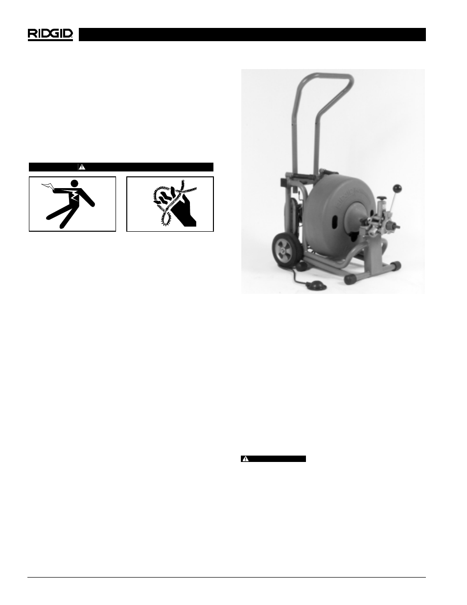 Inspection de la machine | RIDGID K6200 User Manual | Page 24 / 55