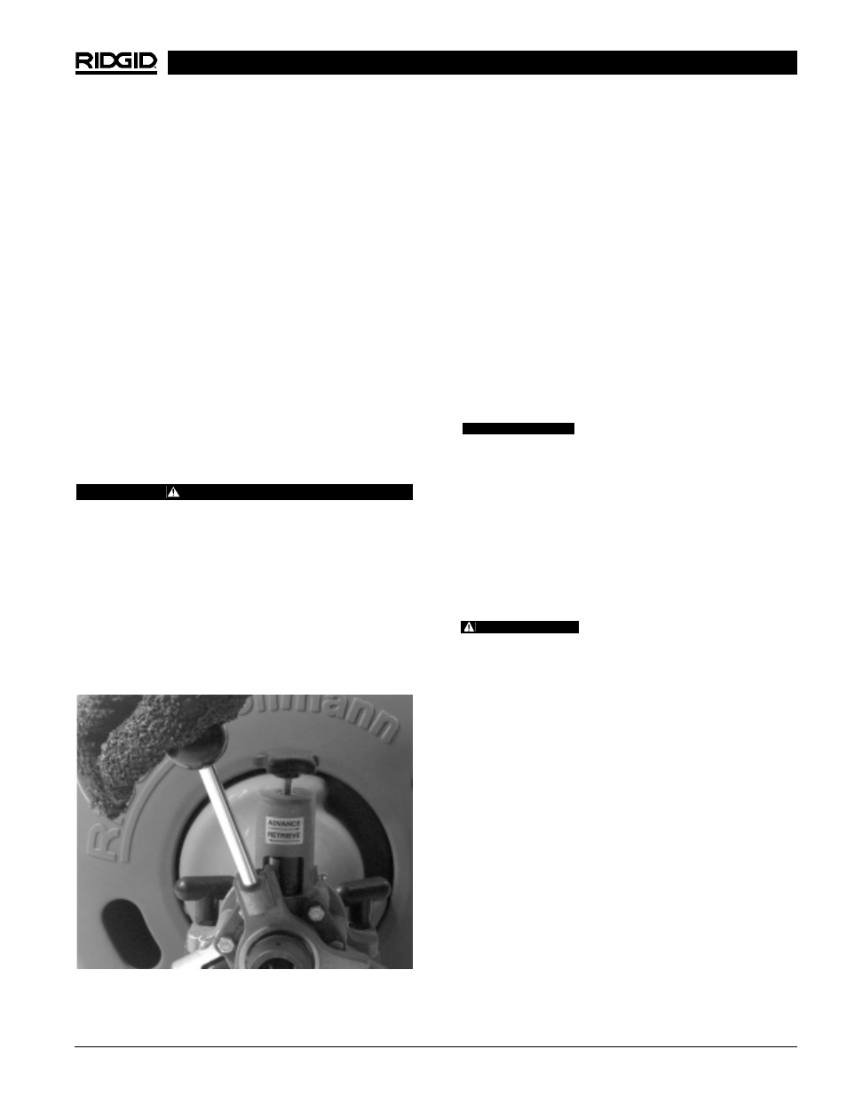 Procédés spéciaux | RIDGID K6200 User Manual | Page 27 / 55