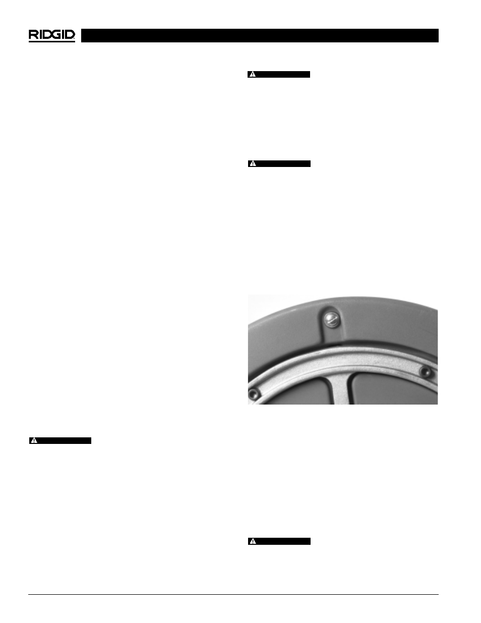 Procedimientos especiales | RIDGID K6200 User Manual | Page 46 / 55