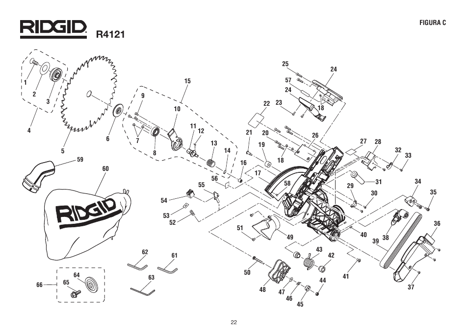 R4121 | RIDGID R4121 User Manual | Page 22 / 25