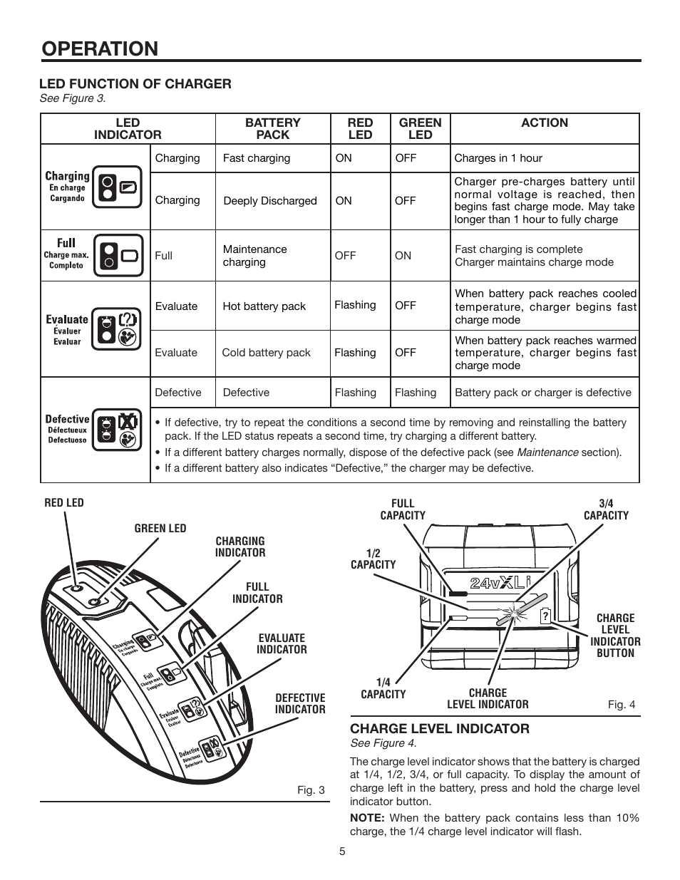 Operation | RIDGID R85009 User Manual | Page 5 / 8