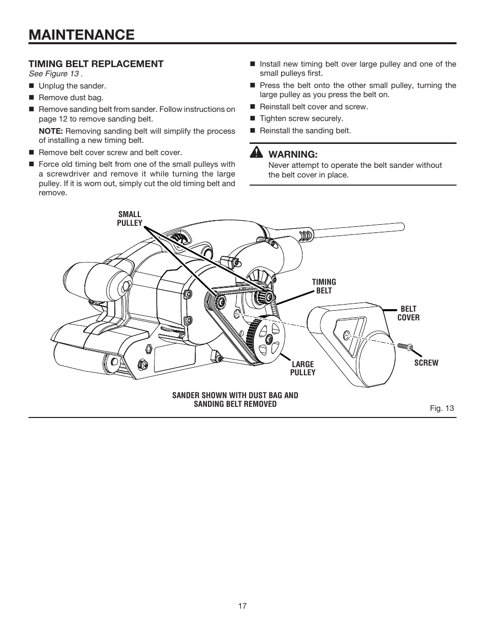 Maintenance | RIDGID R2740 User Manual | Page 17 / 20