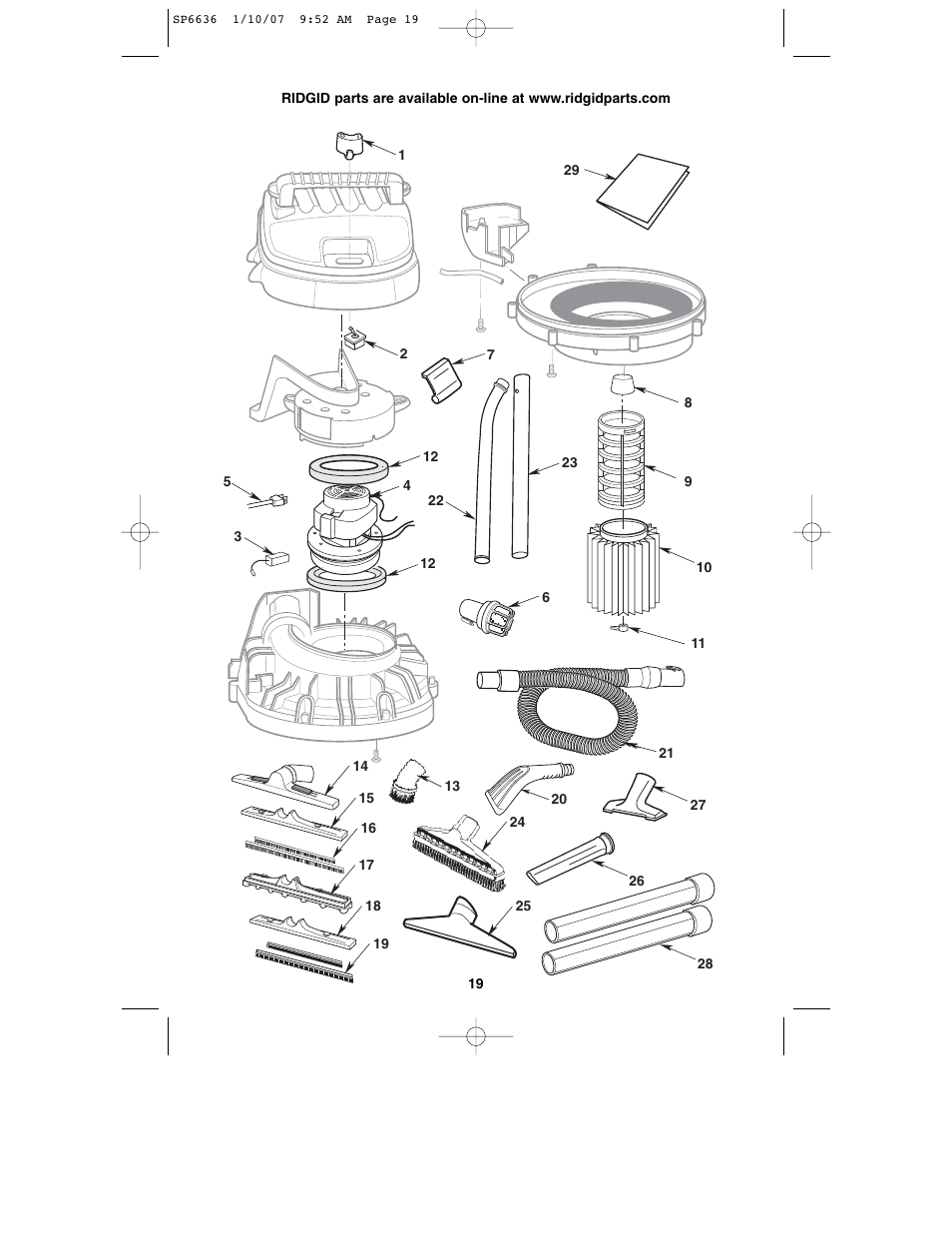RIDGID RV2400A User Manual | Page 19 / 68
