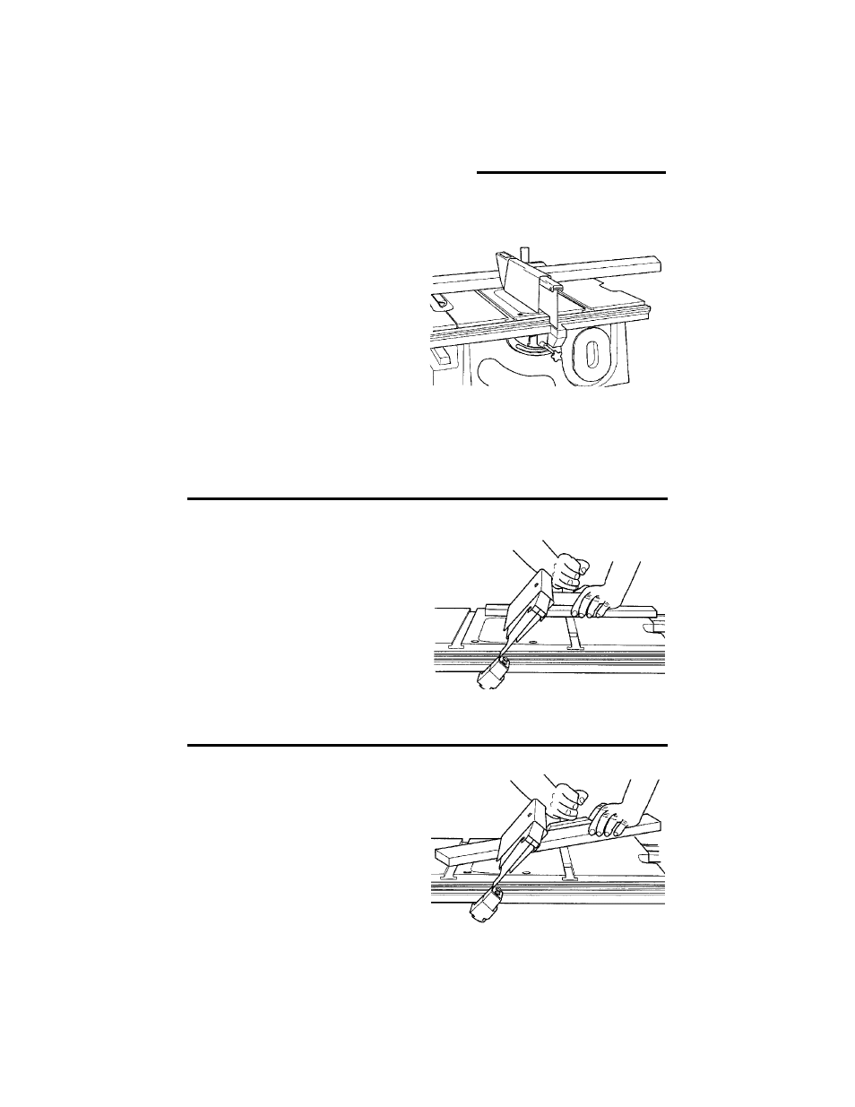 Basic saw operations (continued) | RIDGID Table Saw User Manual | Page 44 / 68