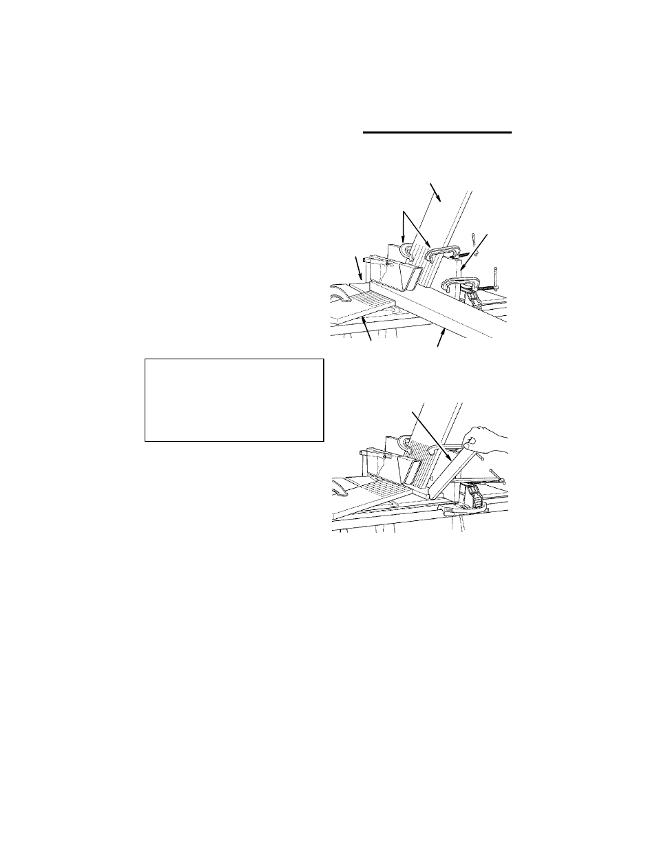 Basic saw operations (continued) | RIDGID Table Saw User Manual | Page 48 / 68