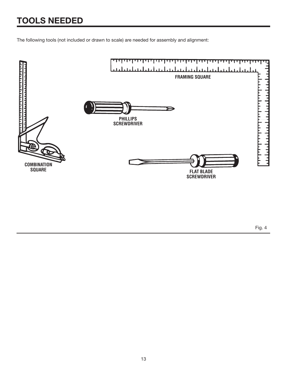 Tools needed | RIDGID R4516 User Manual | Page 13 / 40