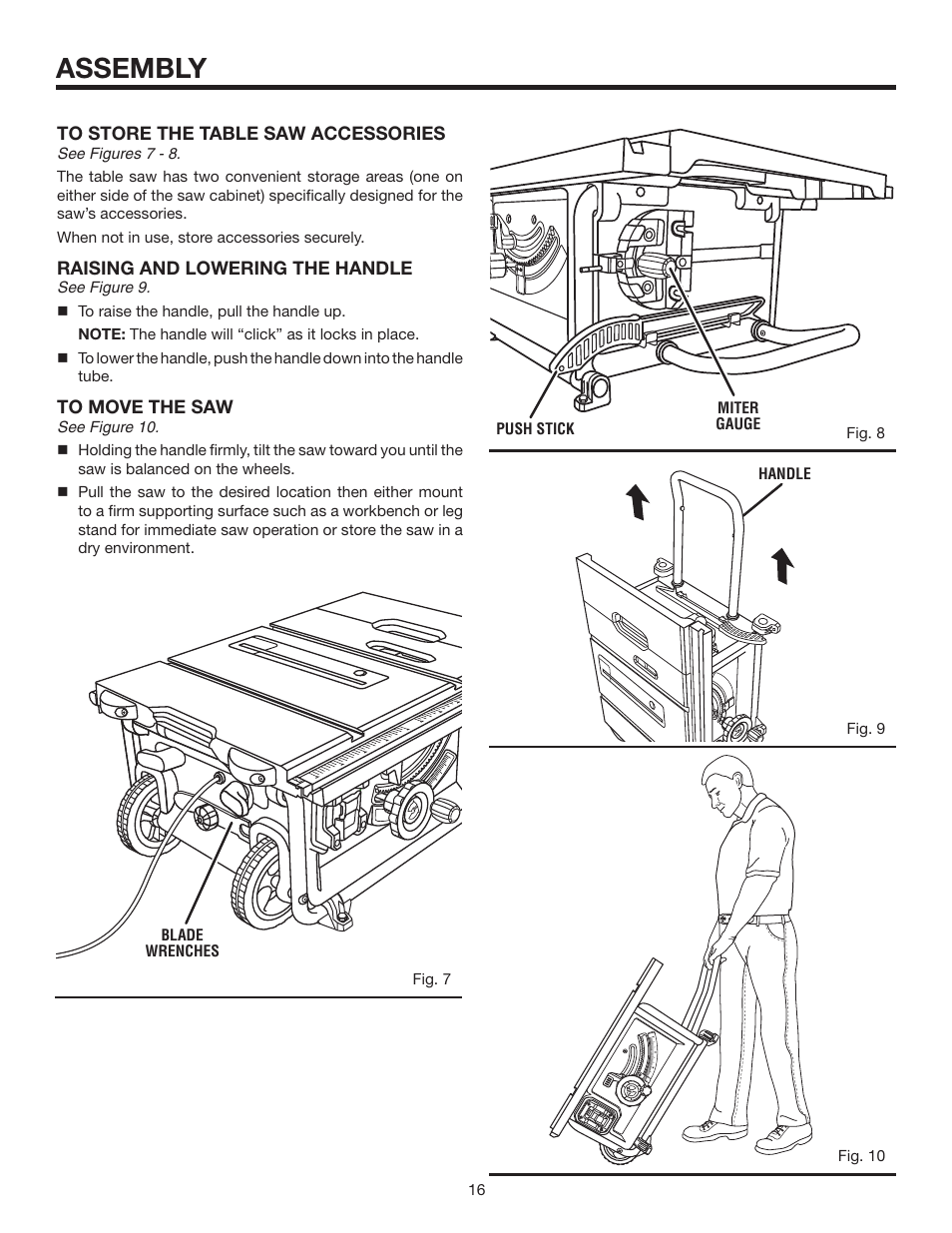 Assembly | RIDGID R4516 User Manual | Page 16 / 40