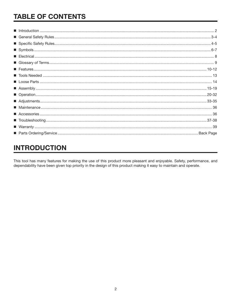 RIDGID R4516 User Manual | Page 2 / 40