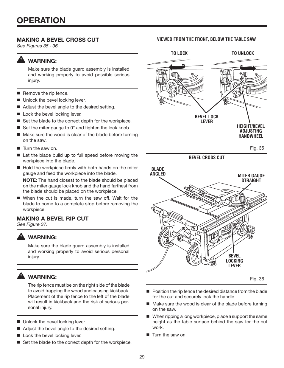 Operation | RIDGID R4516 User Manual | Page 29 / 40