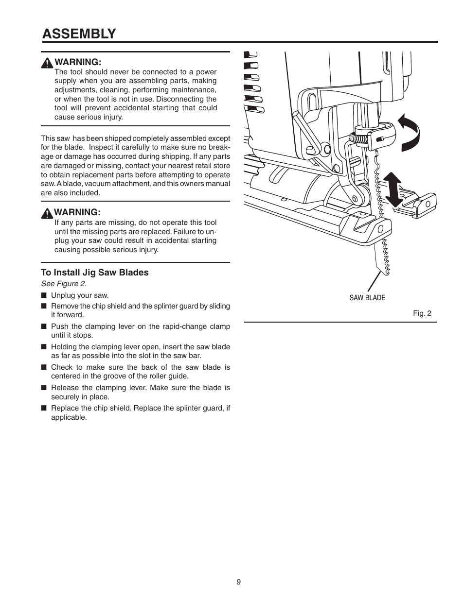 Assembly | RIDGID R3120 User Manual | Page 9 / 20