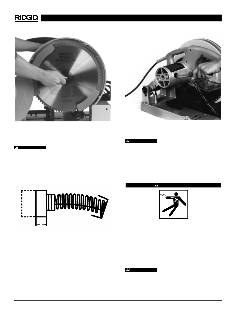 Servicio y reparaciones | RIDGID Dry Cut Saw User Manual | Page 34 / 36