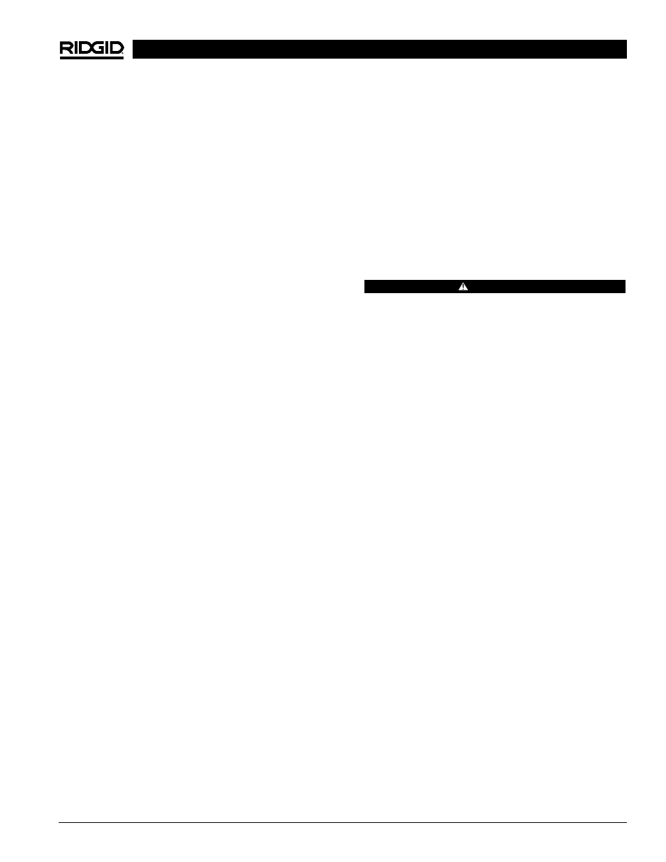 Specific safety information | RIDGID Dry Cut Saw User Manual | Page 5 / 36