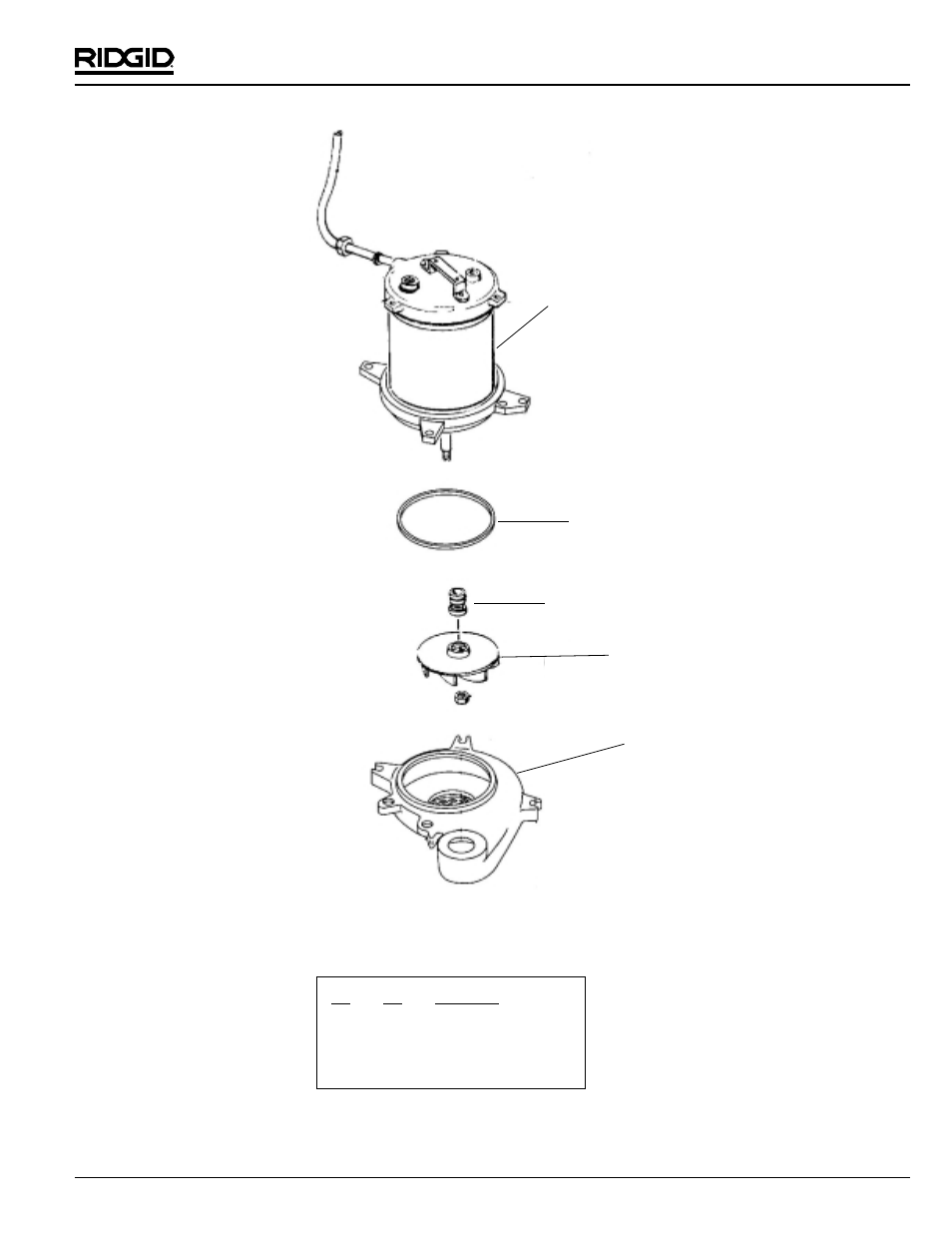 Tp-1000, Utility pump | RIDGID SP-500P User Manual | Page 4 / 6