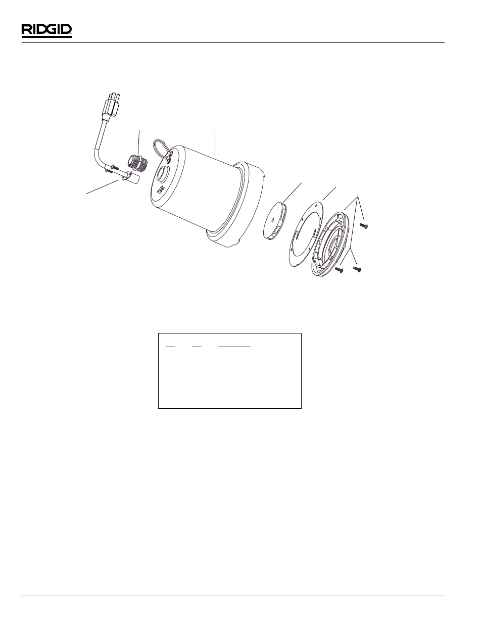 Tp-250, Utility pump | RIDGID SP-500P User Manual | Page 5 / 6