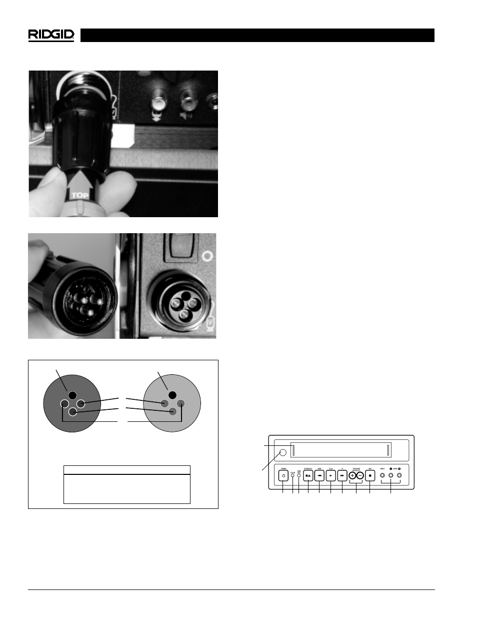 Camera inspection, Recording with your monitor | RIDGID 120V User Manual | Page 10 / 43