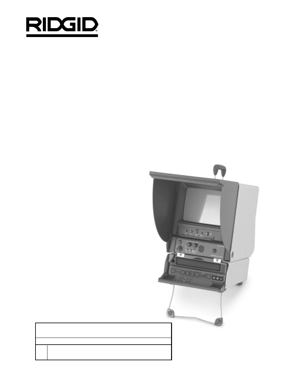 Matériel de diagnostique seesnake | RIDGID 120V User Manual | Page 15 / 43