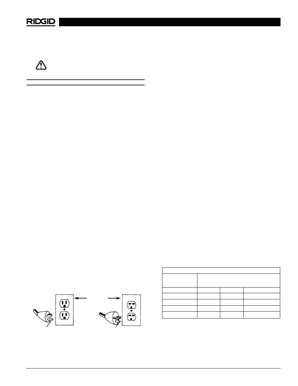 Información general de seguridad | RIDGID 120V User Manual | Page 31 / 43