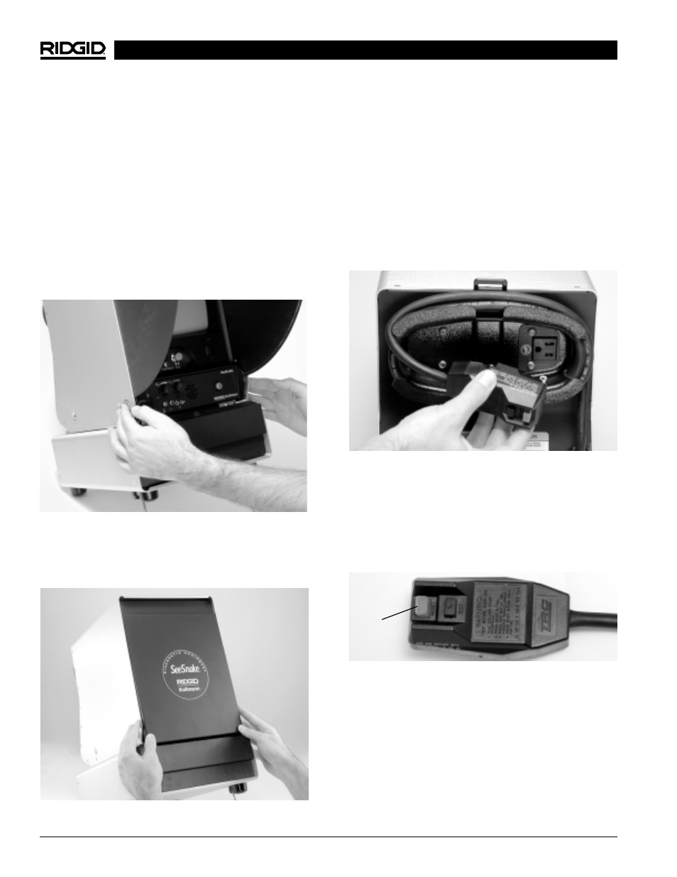 Funcionamiento | RIDGID 120V User Manual | Page 36 / 43