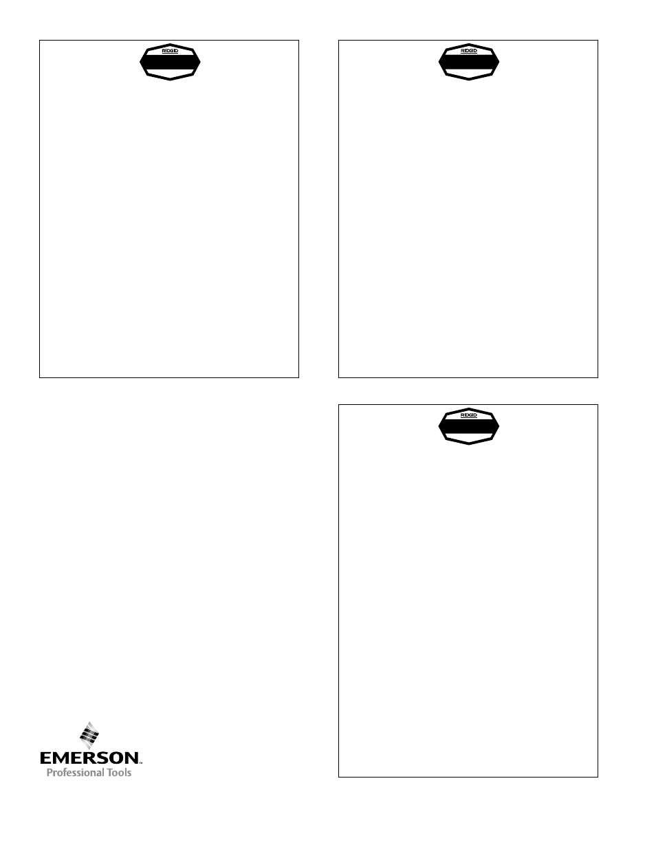 RIDGID 120V User Manual | Page 43 / 43