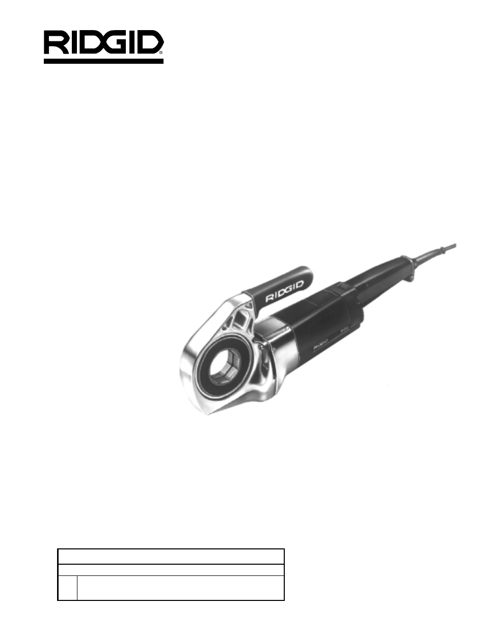 Système d’entraînement portatif n° 600 | RIDGID 600 User Manual | Page 13 / 35