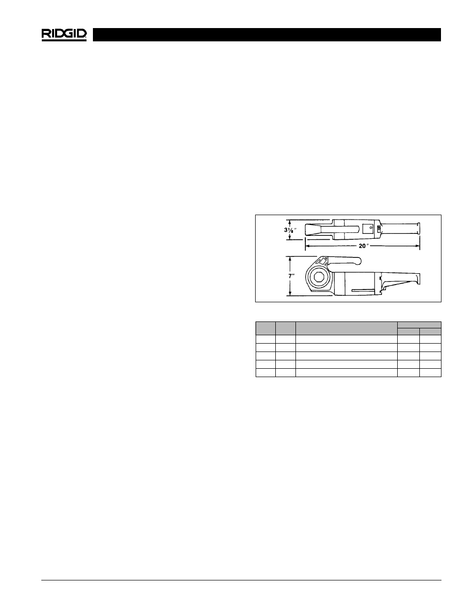 Description, spécifications et équipements de base, Accessoires, Description | Spécifications et équipements de base, Têtes de filière (7) n° 11-r, 1 et 1 | RIDGID 600 User Manual | Page 17 / 35