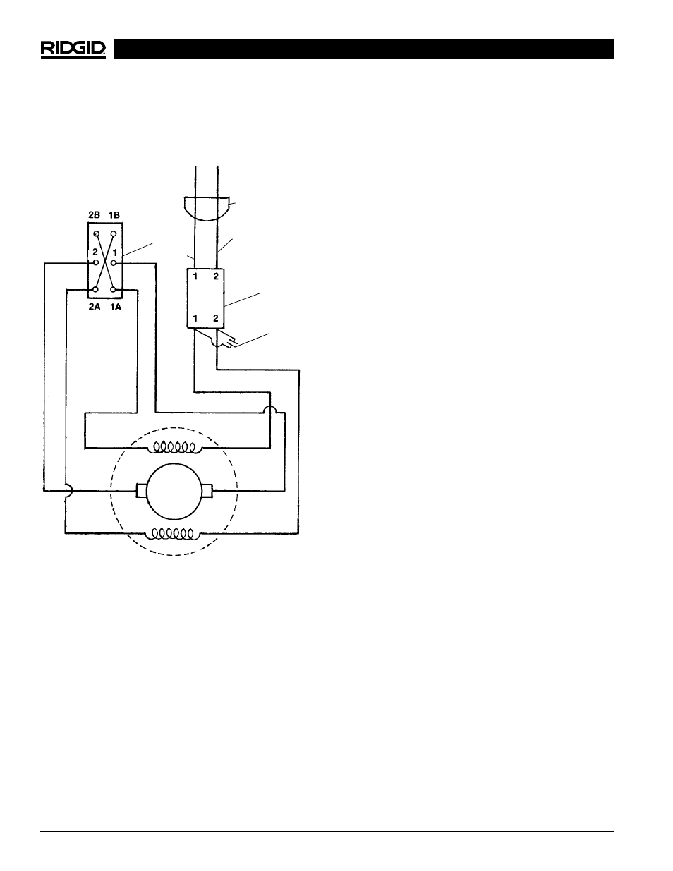 Diagrama de cableado – modelo no. 600 | RIDGID 600 User Manual | Page 32 / 35