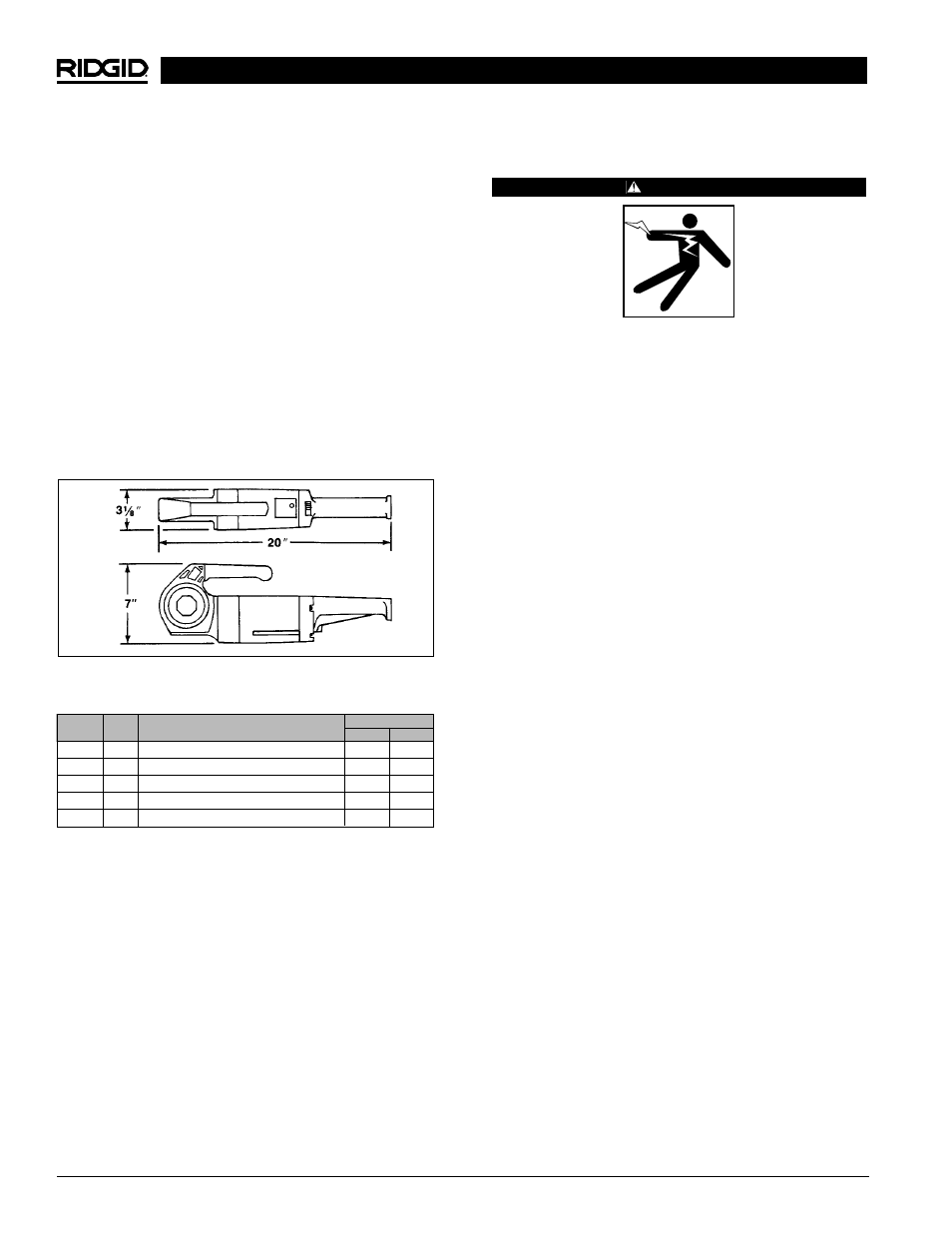 Power drive inspection, Accessories, No. 11-r die heads (7) | Warning | RIDGID 600 User Manual | Page 6 / 35