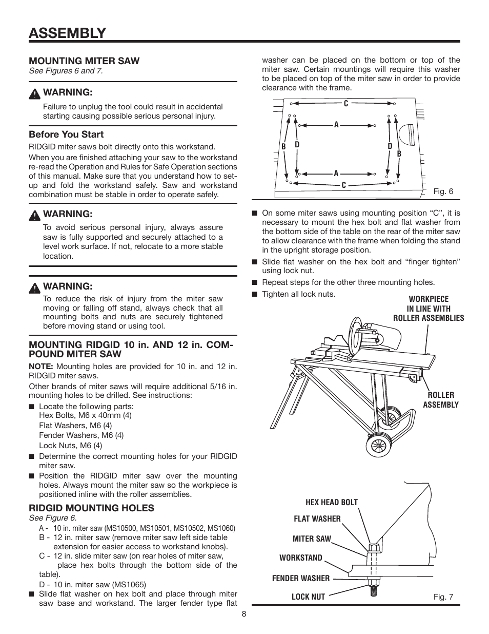 Assembly | RIDGID AC9940 User Manual | Page 8 / 16
