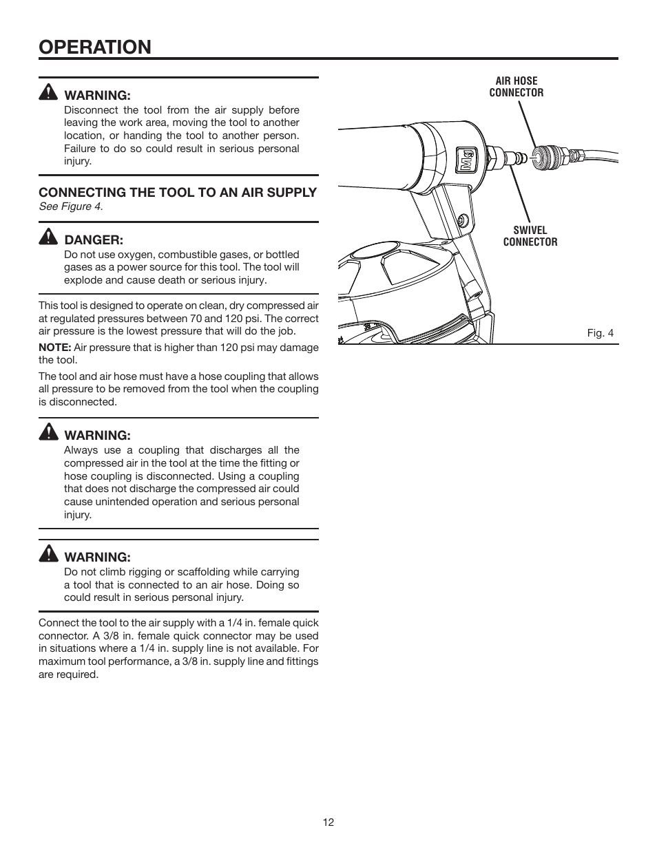 Operation | RIDGID R175RND User Manual | Page 12 / 22