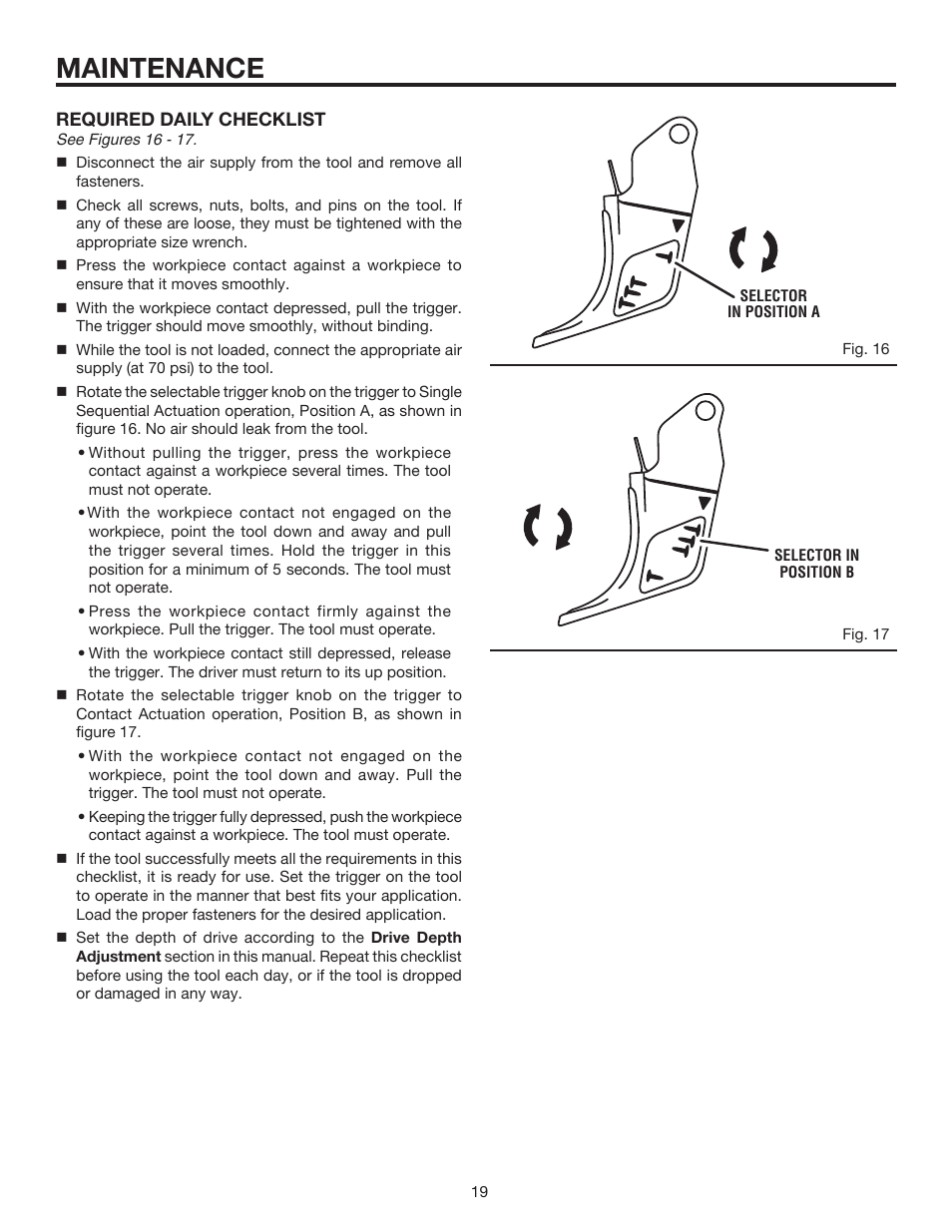 Maintenance | RIDGID R175RND User Manual | Page 19 / 22