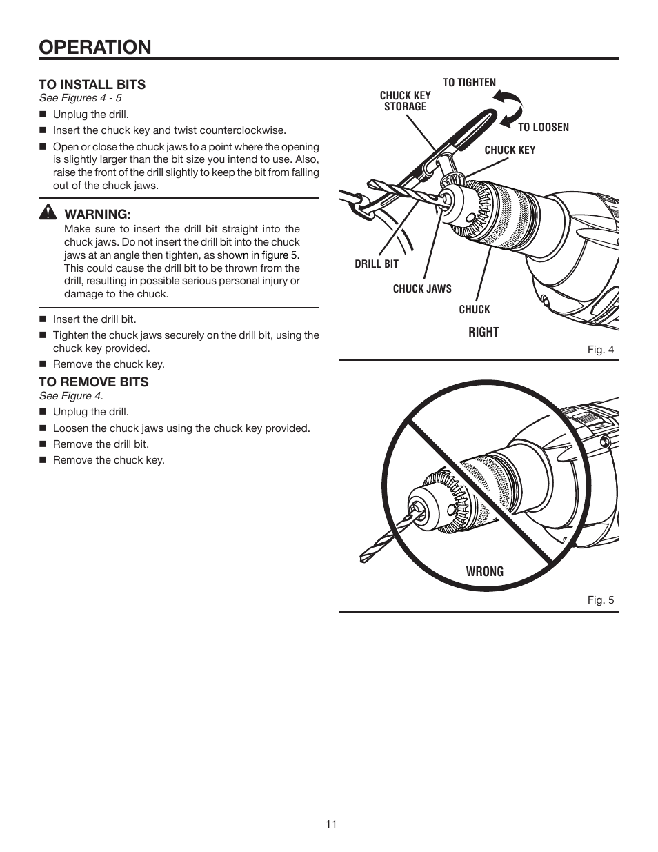 Operation | RIDGID R5013 User Manual | Page 11 / 18