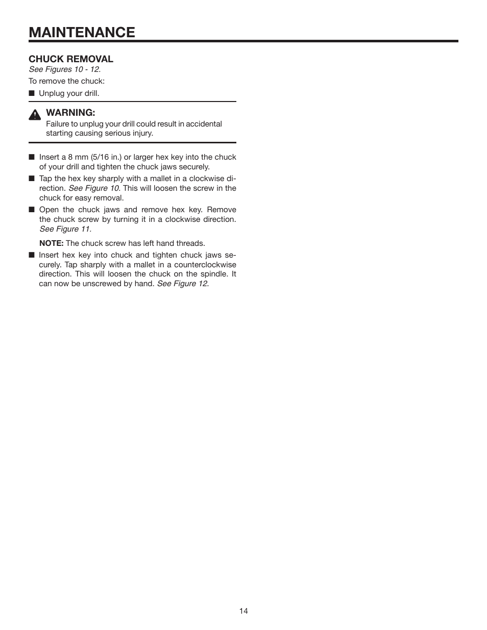 Maintenance | RIDGID R7000 User Manual | Page 14 / 16