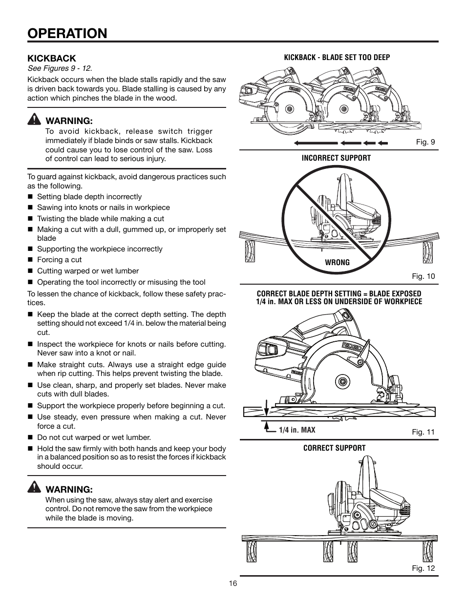 Operation | RIDGID R855 User Manual | Page 16 / 24
