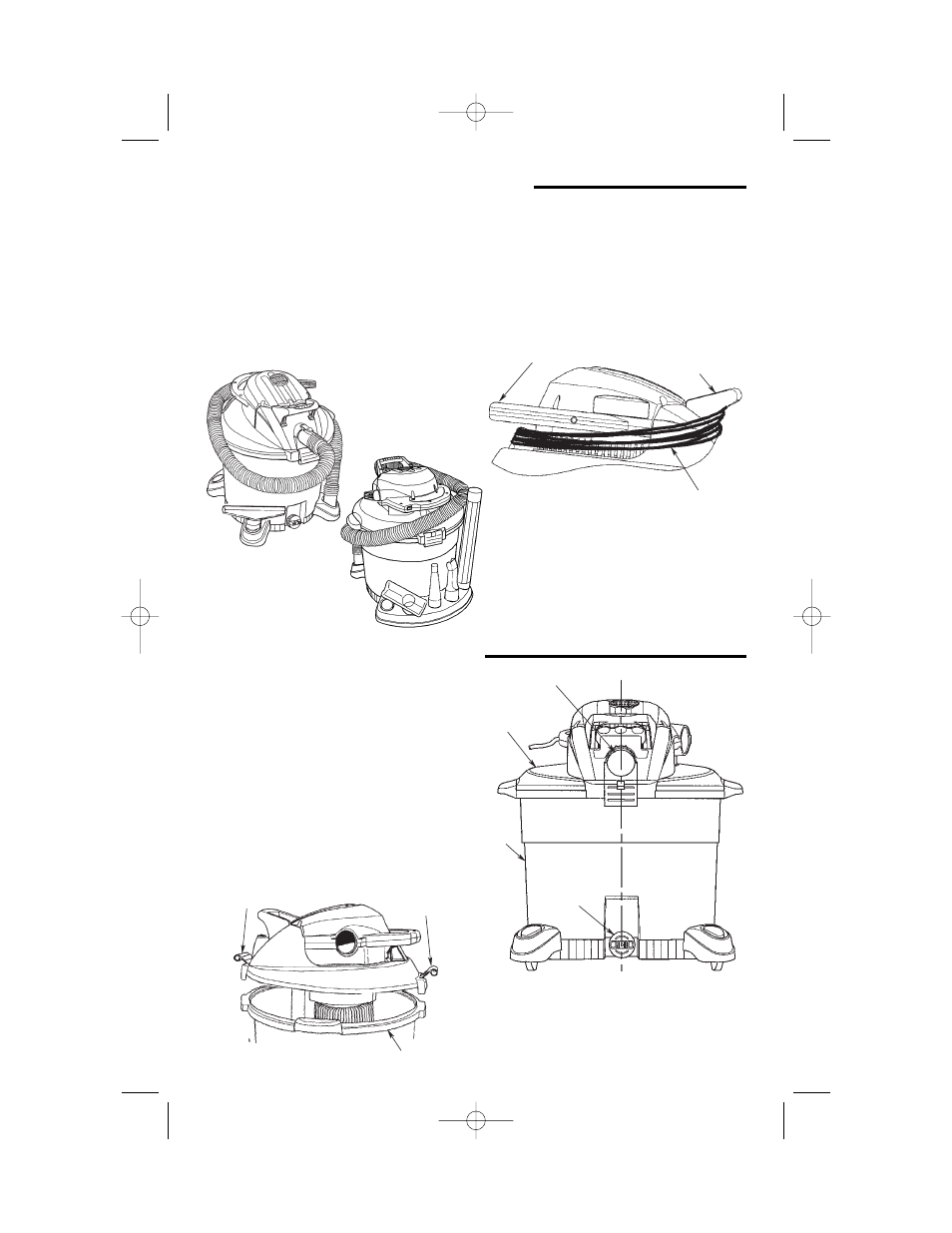 Wet/dry vac assembly | RIDGID WD1665 User Manual | Page 8 / 36